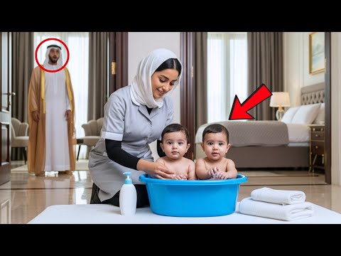 لخادمة استحم ت التوأم في حوض وعندما رآهما الأب الأرمل تجم د في مكانه حين عرف ما كانت تفعله