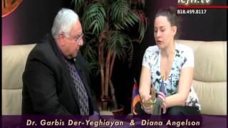 Armenia my love interview with Diana Angelson on icfn.tv with Dr.Garbis der-Yeghiayan