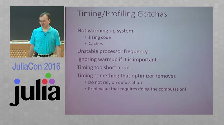 JuliaCon 2016 | Introduction to Writing High Perfo...