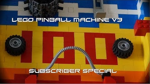 LEGO Pinball Machine V3 - 100 Subscriber Special