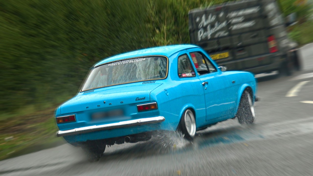 LUNATICS in Classic Fords Leave Car Show in Style! - Ford Power Live!