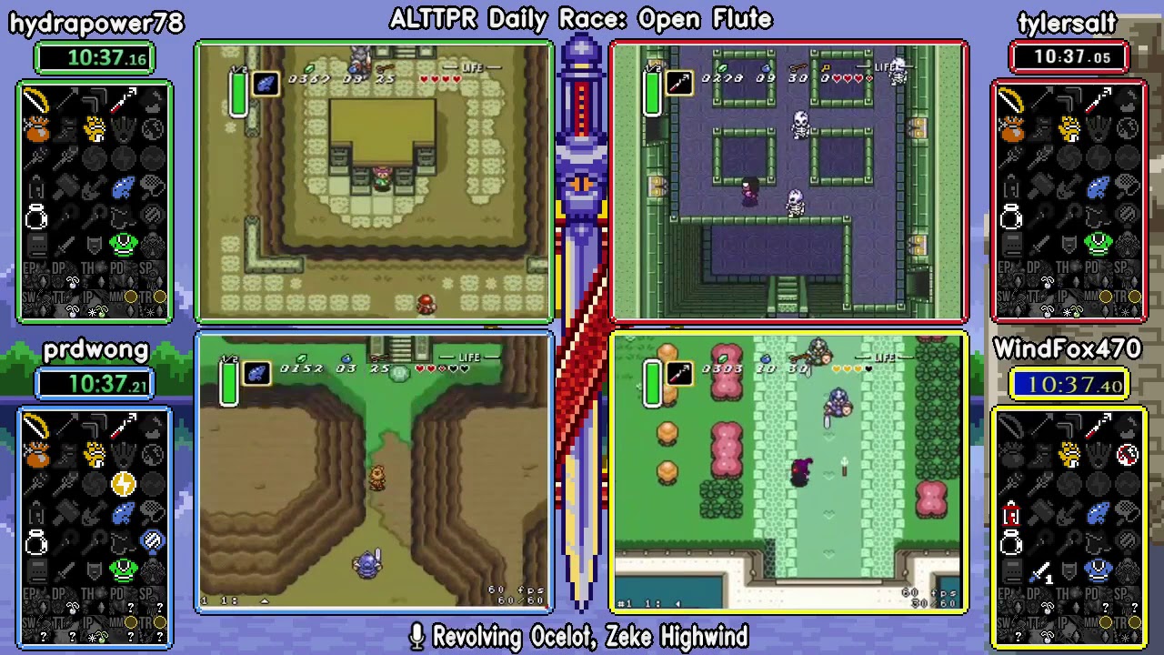 Open Flute Aug 14 2020. ALTTP Randomizer Daily Race YouTube