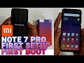 How to Setup Redmi Note 7 Pro First Boot | Redmi Note 7 Pro First Time S...