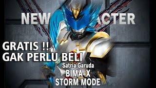 Cara Mendapatkan Karakter Bima X Storm Mode Gratis Game Satria Heroes No Mod Cheat Terbaru screenshot 4
