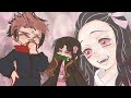 Jujutsu Kaisen react to NEZUKO KAMADO as Sukuna's little sister (1/1) || [JJK × KNY] // 🇬🇧/🇧🇷/🇷🇺