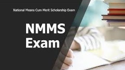 NMMS exam 2021 Mat and Sat original question paper and Answer
