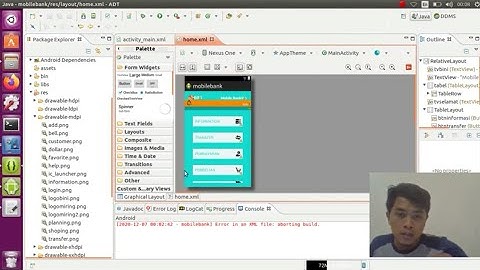 Eclipse : membuat aplikasi mobile banking android | part 1