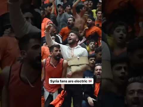 Syria's crowd atmoshere never ceases to amaze 👏