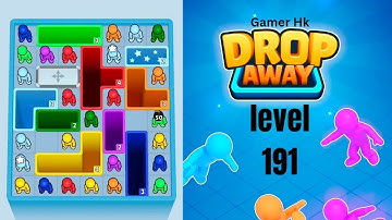 Drop Away level 191 hard level Walkthrough Solution 