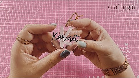 make a keychain with me! using cricut joy 🫶🏼