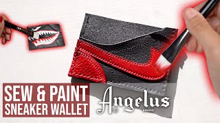 Turn Shoes Into a Custom Wallet | Sew and Paint with Angelus Paints