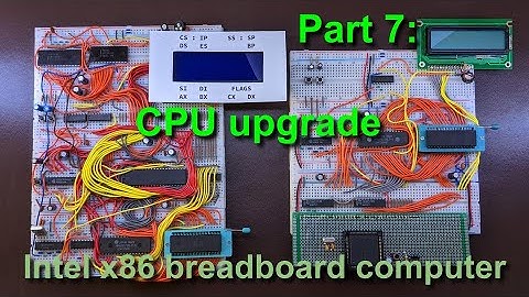 CPU upgrade - 16-bit Intel x86 breadboard computer [part 7]
