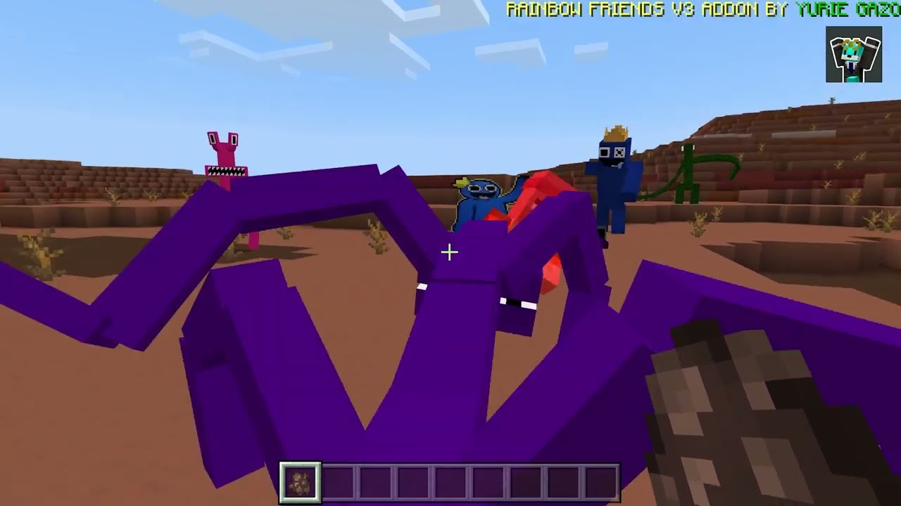 Purple (Rainbow Friends) Minecraft Mob Skin