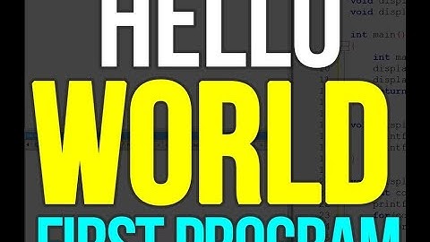 Java Tu-04 First Java Program- display of Hello world!