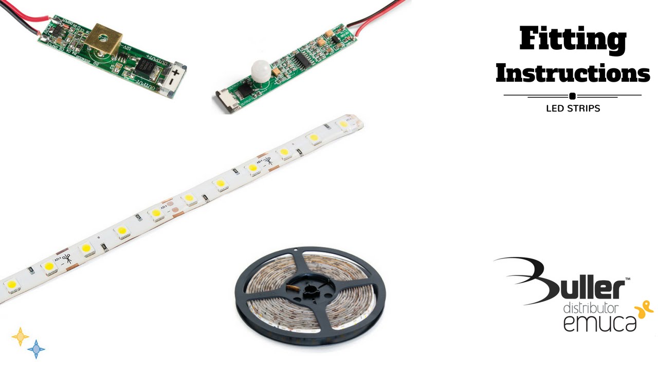 How to connect LED light strip with sensor