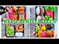 Keto DAIRY & EGG FREE Bento Box Lunch Ideas [healthy low carb recipes for school & work]