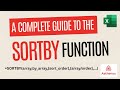 A Complete Guide to the SORTBY Function