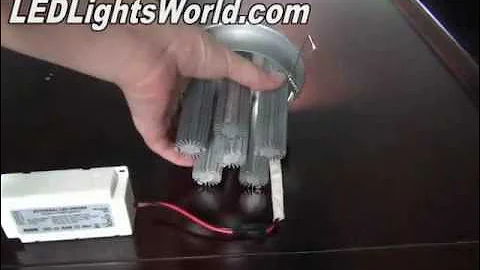 18W (6X3W) Fixed Head LED Downlight - Driver Included