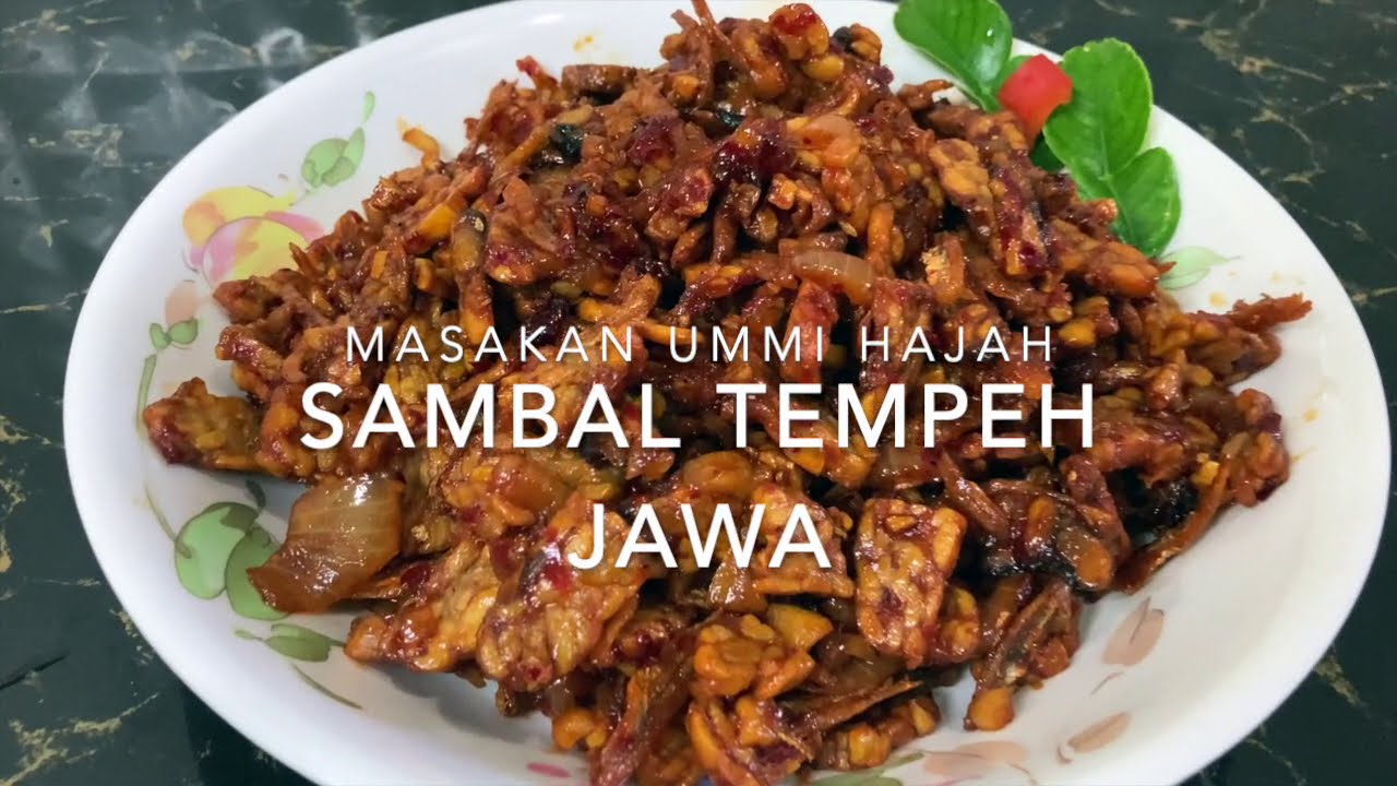 Sambal Tempeh Jawa YouTube