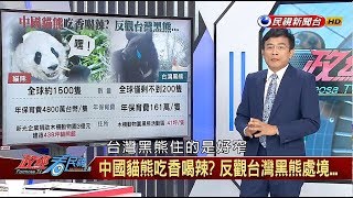 【政經看民視】踢爆差別待遇！ 中國貓熊住豪宅！  台灣黑熊住好窄！