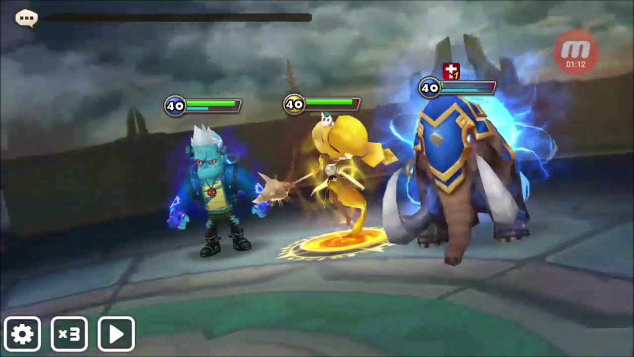 Summoners War - Rank 4 Siege: Ares VS Teikou VS Blood & Tears