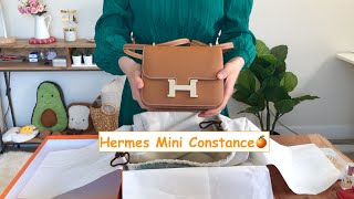 Hermes Mini Constance Review | Mod Shots + What Fits Inside? Hermes Bag Unboxing