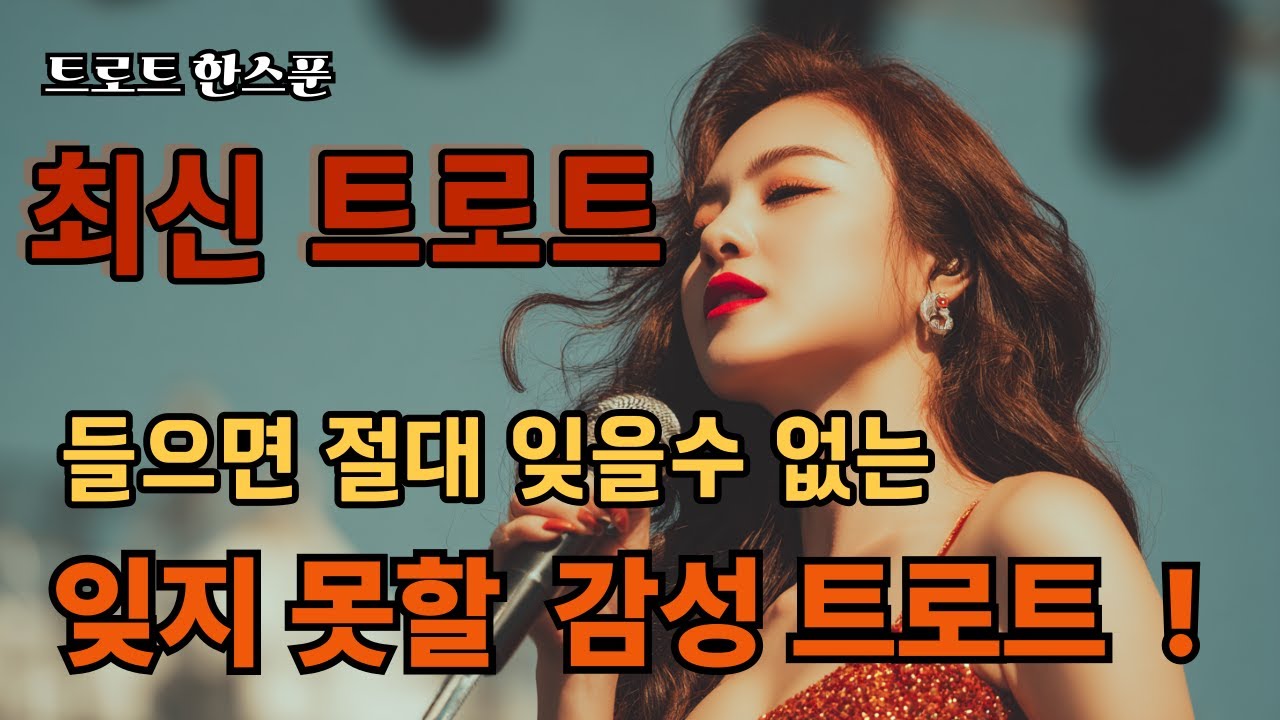 들으면 절대 잊을수 없는 감성트로트/ 트로트한스푼