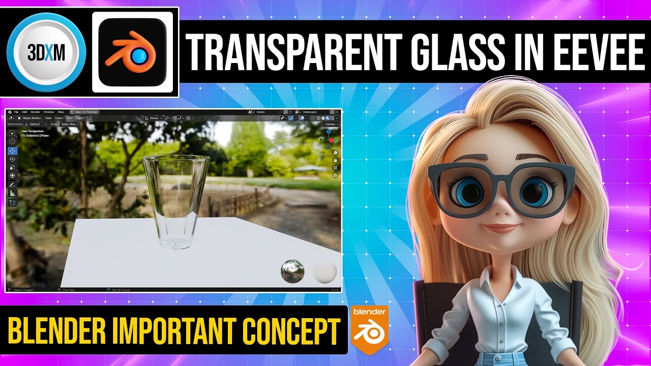 How to make transparent glass in blender eevee | Blender Hindi\Urdu ...
