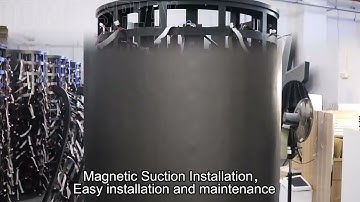 Amazing Indoor Circular Curved Soft Absen Round Circle LED Display