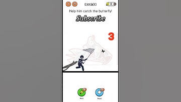 Draw Challenge: Save Stickman Level 54 Gameplay #shorts #youtubeshorts #gamingshorts #aigamingyt