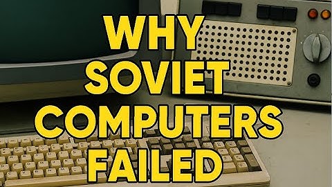 Soviet Computers: How the USSR Killed Its Own Tech Future