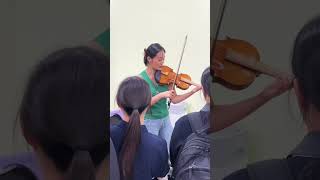 서울예고 후배들을 만나고 왔어요🥹 demonstrating Baroque Violin to my old high school students ♥️