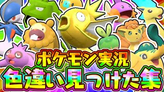 【全12匹】色違いのポケモン見つけた集!!ゲットする事は出来るのか!?総集編【ポケットモンスター】