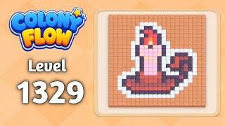 Colony Flow level 1329 walkthrough solution gameplay 