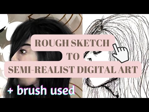 HOW TO: Semi-Realistic Painting using ibisPaint X - YouTube