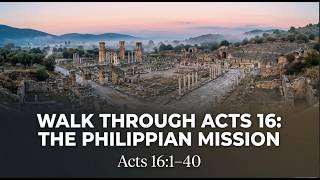 ACTS 16--WALKING WITH PAUL THROUGH THE LAND OF THE BOOK