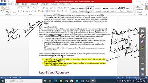 Lecture 4.14 | DBMS | Failure Classification in DBMS | Dr. Pushpa Choudhary