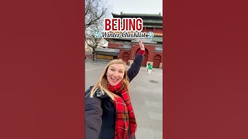 Beijing Winter Bucketlist ❄️ Check these off your list during winter in Beijing! #china #winter