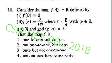 CSIR-NET II DEC. 2018 II PART B II REAL ANALYSIS.