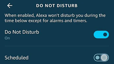 What happens when you put Alexa on Do Not Disturb?