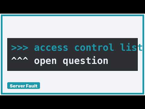 Fixing "This access control list is not in canonical form" errors from the command line