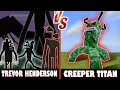 Trevor Henderson Creatures vs. Ultra Creeper Titan | Minecraft (small and HUGE BATTLE!)