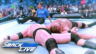 Brock Lesnar and Big Show make the SmackDown ring collapse: SmackDown LIVE, Nov. 15, 2016 screenshot 5