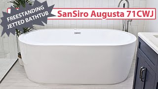 SanSiro Augusta 71" Water Jetted Tub - Full Review - Augusta71CWJ