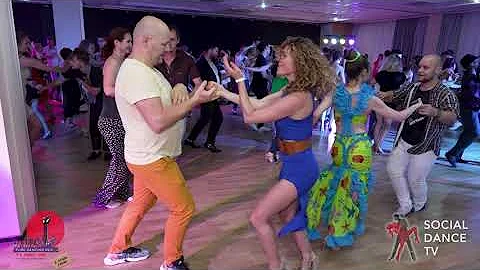Denis & Lena - Social dancing at the 2022 The Thir...