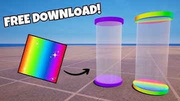 How To Make ANIMATED RAINBOW MATERIALS in UEFN (FREE DOWNLOAD)