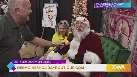 Shopping, Santa and a Glam Cam! The Des Moines Holiday Boutique is happening NOW | Paid Content
