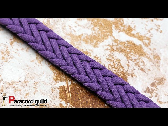 7 strand flat braid- Headhunter's look 