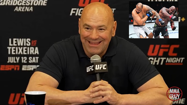 Dana White reacts to Derrick Lewis QUICK FINISH of Tallison Teixeira at UFC Nashville