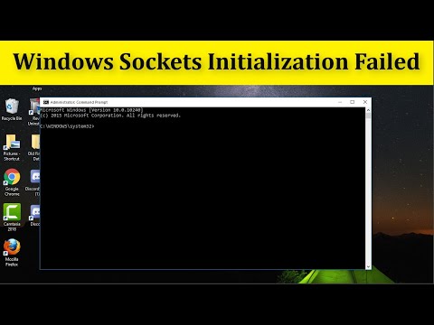 How To Fix Windows Sockets Initialization Failed Error On Windows 10/8/7